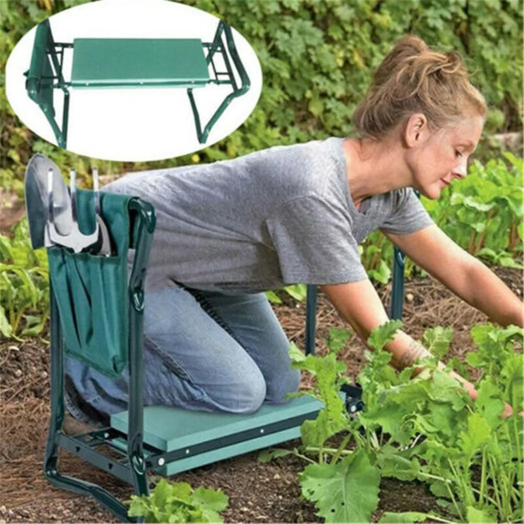 Heavy Duty Garden Kneeler - Upgraded Padded Folding Stool with Thickened Seat, 150KG Load Capacity | Indoor & Outdoor Use